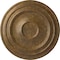 Ekena Millwork Traditional Ceiling Medallion (Fits Canopies up to 5 1/2"), 24 3/8"OD x 1 1/2"P, Rubbed Bronze CM24TRRZS - alternate 1
